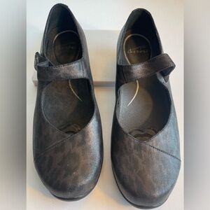 Dansko Charcoal Mary Jane Flats